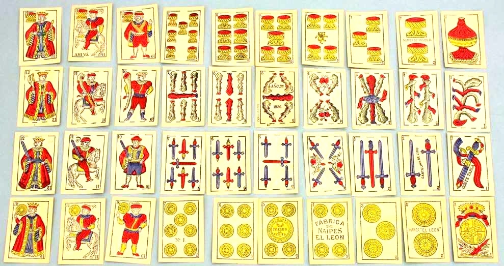 Cuatro material Gimnasio La baraja española en nuestro tarot - Tarot gitano gratis