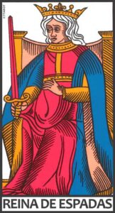 reina de espadas en tarot